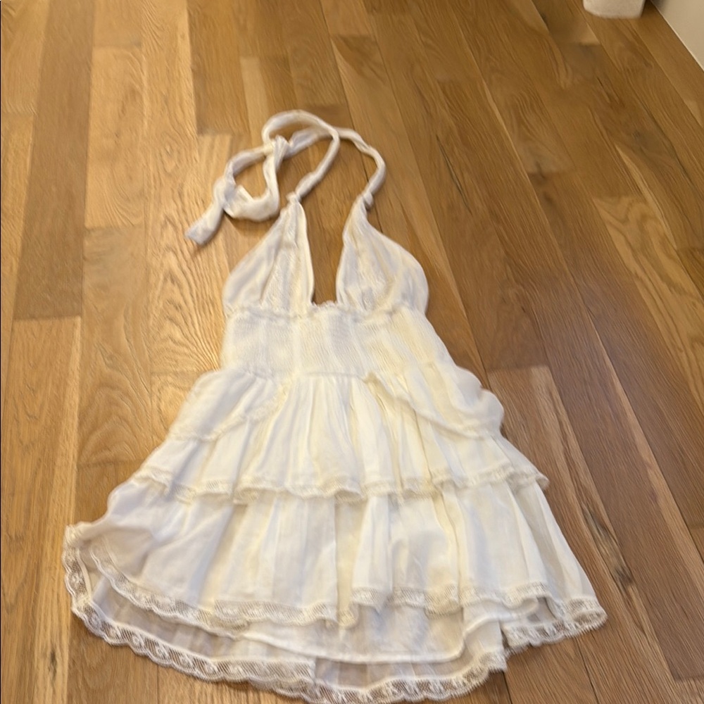 LOVESHACKFANCY Deannna Halter Dress
